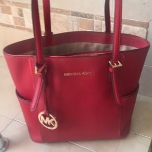 Red Michael Kors Handbag